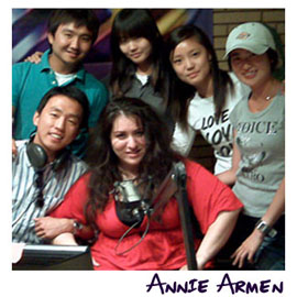 Annie Armen Mentors Korean Students